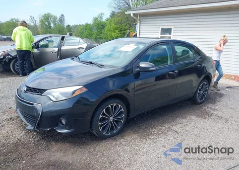 2016 Toyota Corolla S Plus z USA, uszkodzony, nr VIN 5YFBURHE3GP530528